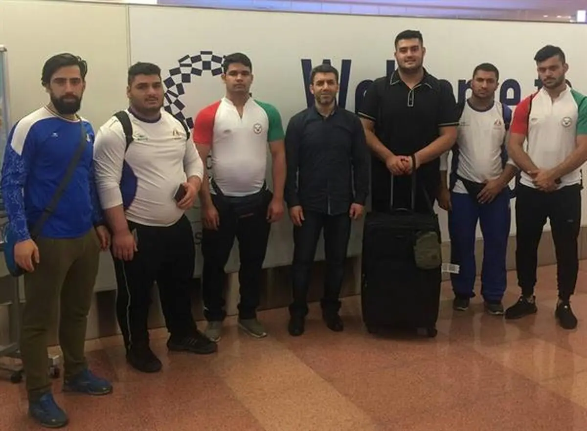 وزنه برداران جوان ایران وارد توکیو شدند