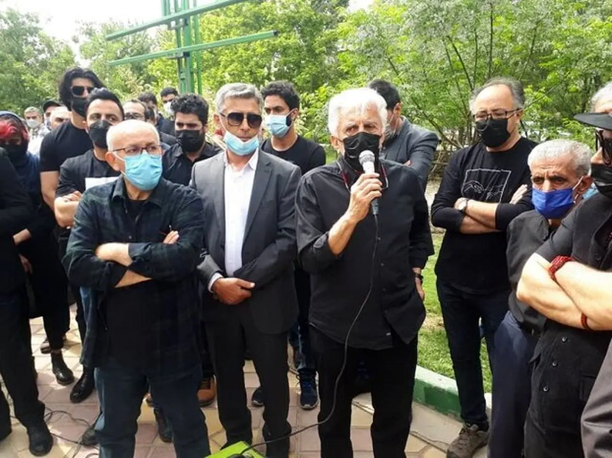 مراسم خاکسپاری «داود امیری» فیلمبردار سینما و تلویزیون برگزار شد