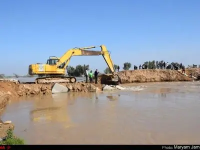 گزارش تصویری از مناطق متأثر از سیلِ روستای آلبوعفری و شهر رفیع در خوزستان