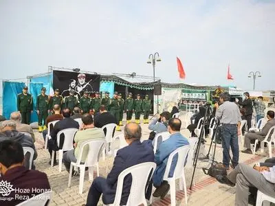 رونمایی از سردیس سردار سلیمانی ‌این‌بار در بوشهر