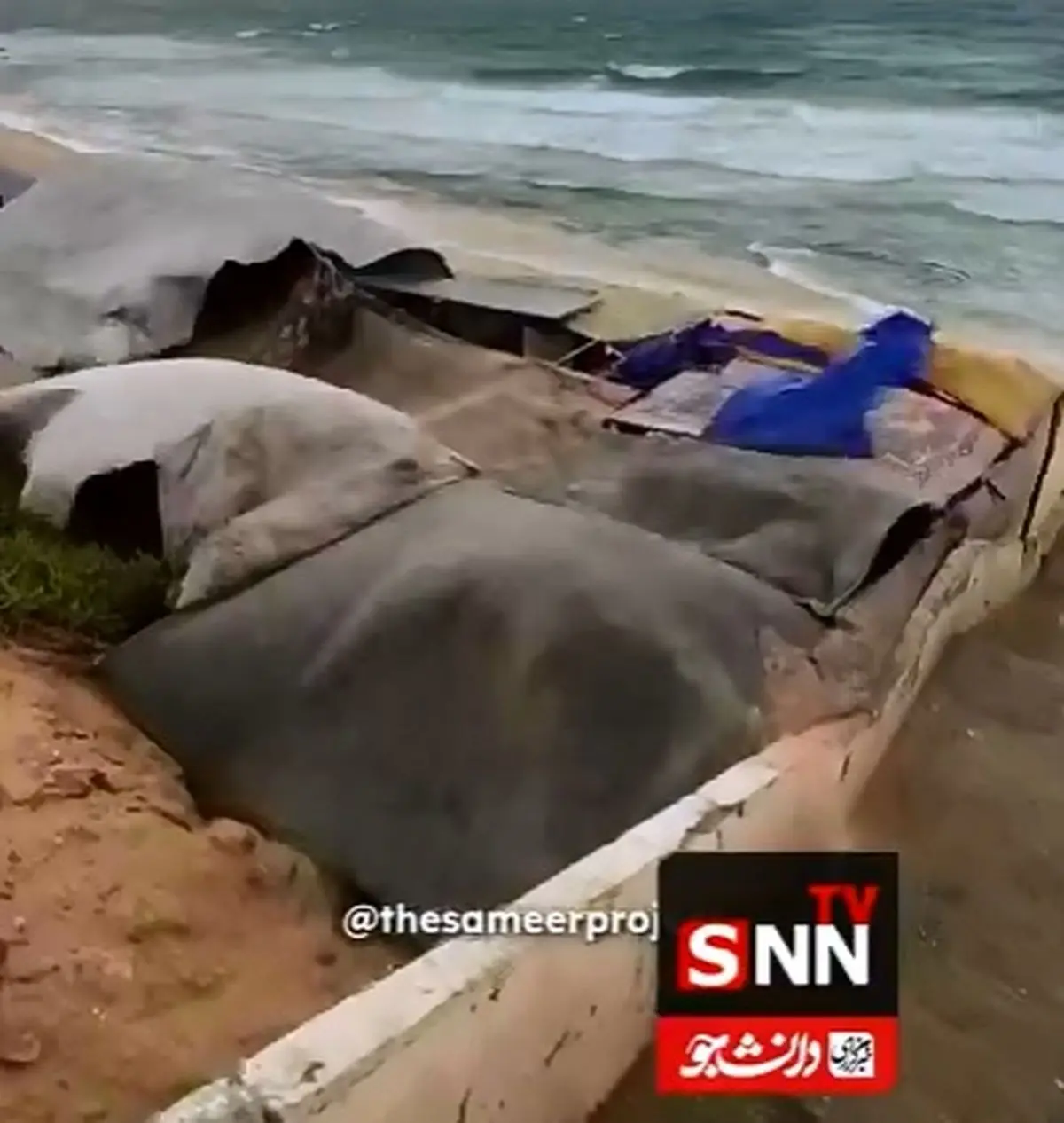 مردم مظلوم غزه زمستان را بی‌سرپناه آغاز کردند + فیلم