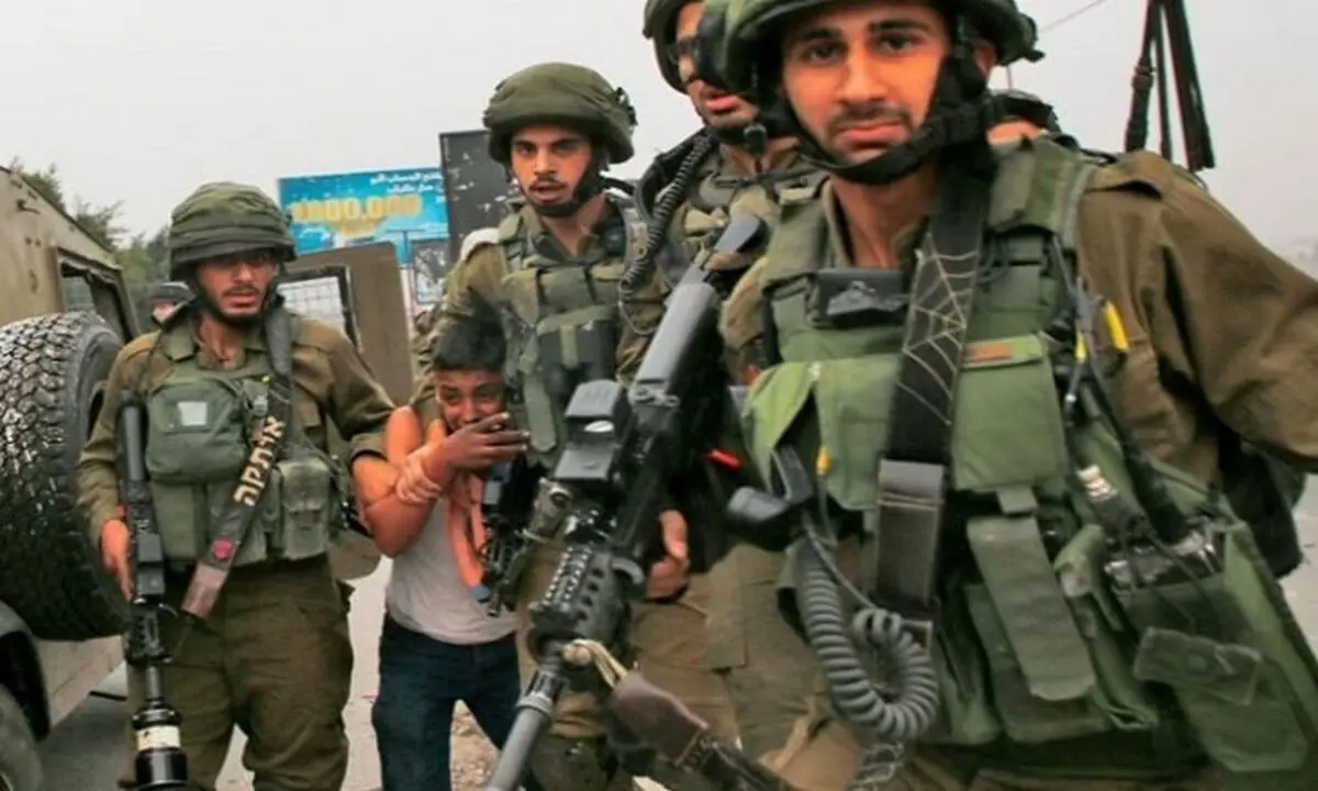 بازداشت کودک فلسطینی توسط نظامیان صهیونیست