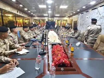 سفر یک هیئت بلندپایه نظامی عراق به استان الانبار 