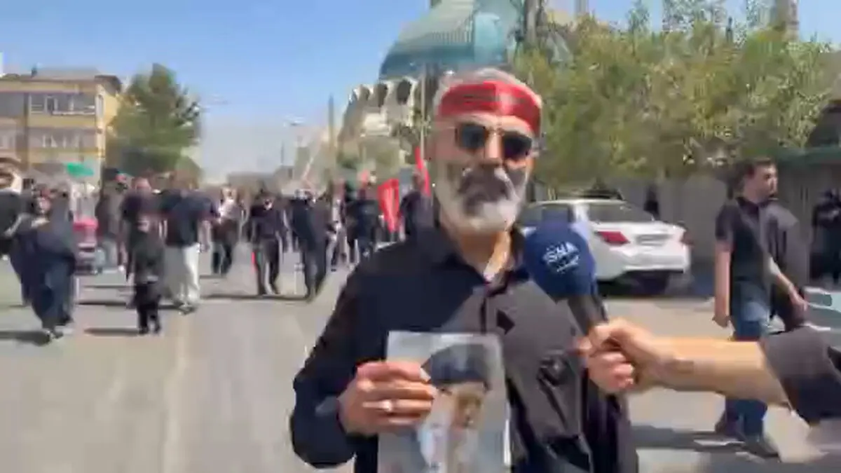 پیام یک شهروند پس از اقامه نماز در مصلی: تا آخرین نفس و قطعه خون این راه را ادامه می‌دهیم + فیلم