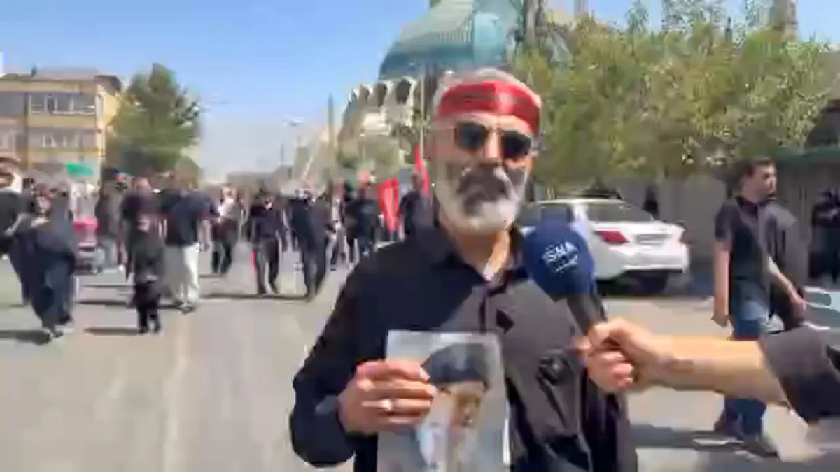 پیام یک شهروند پس از اقامه نماز در مصلی: تا آخرین نفس و قطعه خون این راه را ادامه می‌دهیم + فیلم