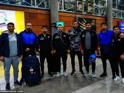 ویدیو: صحبت‌های اعضای تیم ملی کشتی آزاد پس از بازگشت به ایران