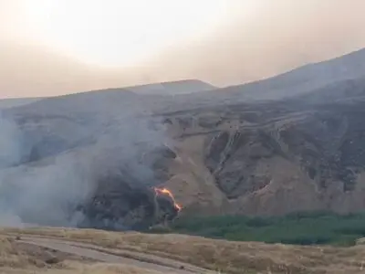 آتش در مراتع نوار مرزی غرب کرمانشاه مهار شد