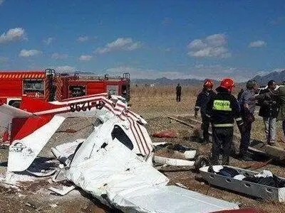 سقوط هواپیمای آموزشی در کاشمر