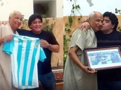 هدیه ویژه مارادونا به داور تونسی خالق«دست خدا»