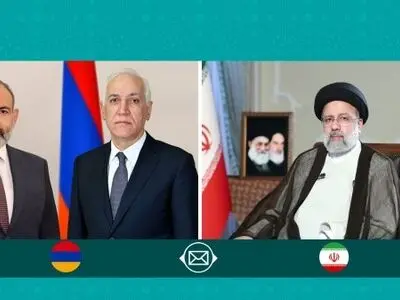 رئیسی روز ملی ارمنستان را به رئیس‌جمهور و نخست وزیر این کشور تبریک گفت