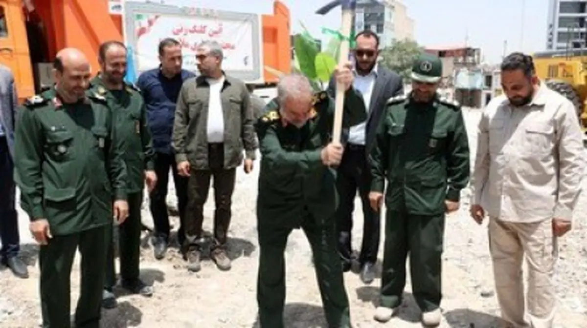 آئین کلنگ زنی کانون وابستگان سپاه استان البرز