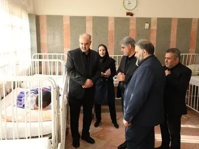 حضور فرماندار تهران در مرکز خیریه یاوران معلولان نارمک