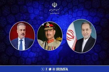 تماس تلفنی وزیر امور خارجه با فرمانده ارتش پاکستان و وزیر خارجه ترکیه