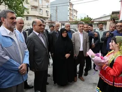 افتتاح ۳۶ واحد نهضت ملی مسکن در گیلان به صورت متمرکز در بندرانزلی
