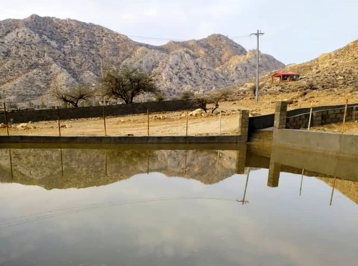 بارندگی‌های اخیر دو استخر ذخیره آب عشایری پارسیان را آبگیری کرد