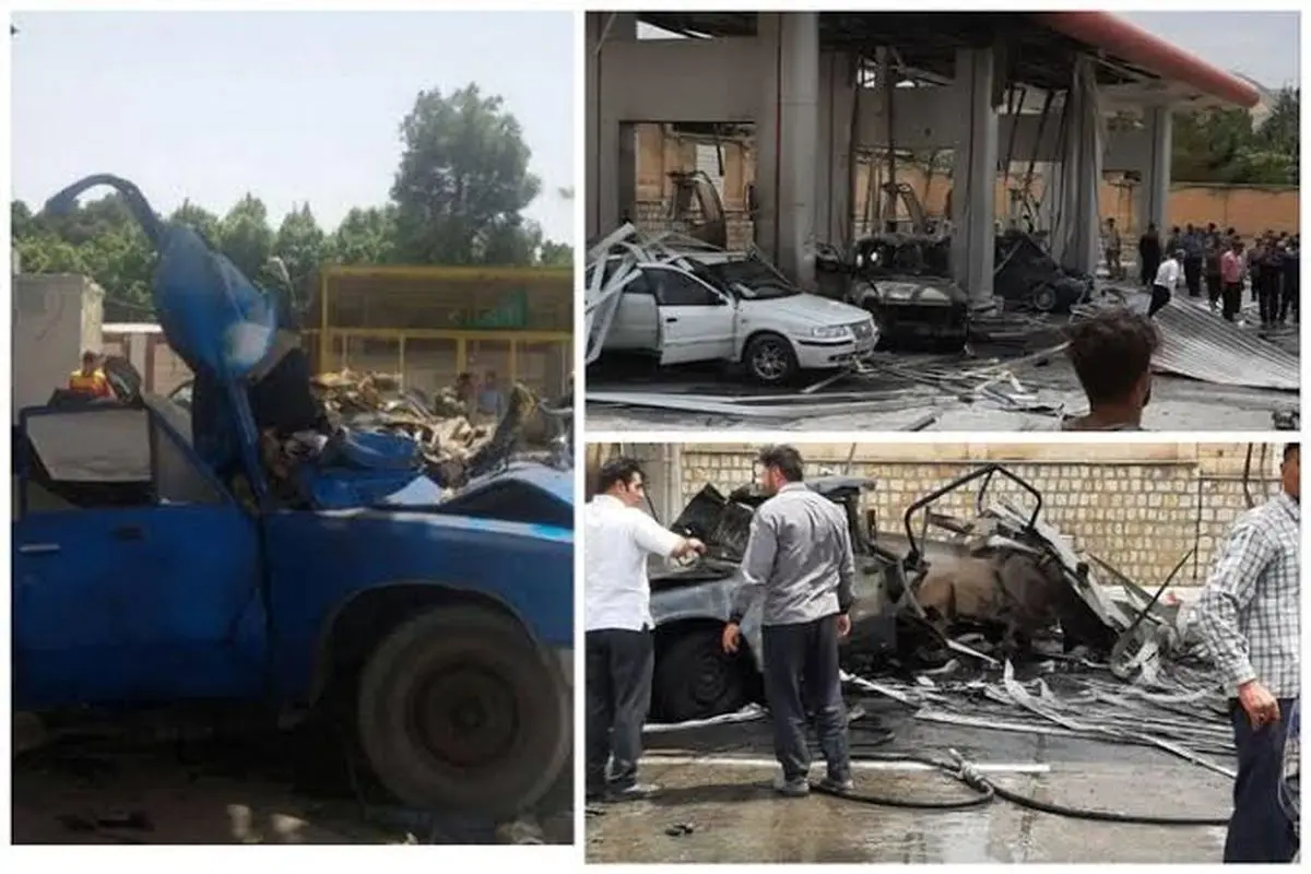 یک کشته و 3 مصدوم دستاورد انفجار در جایگاه CNG شهرک صنعتی صحنه