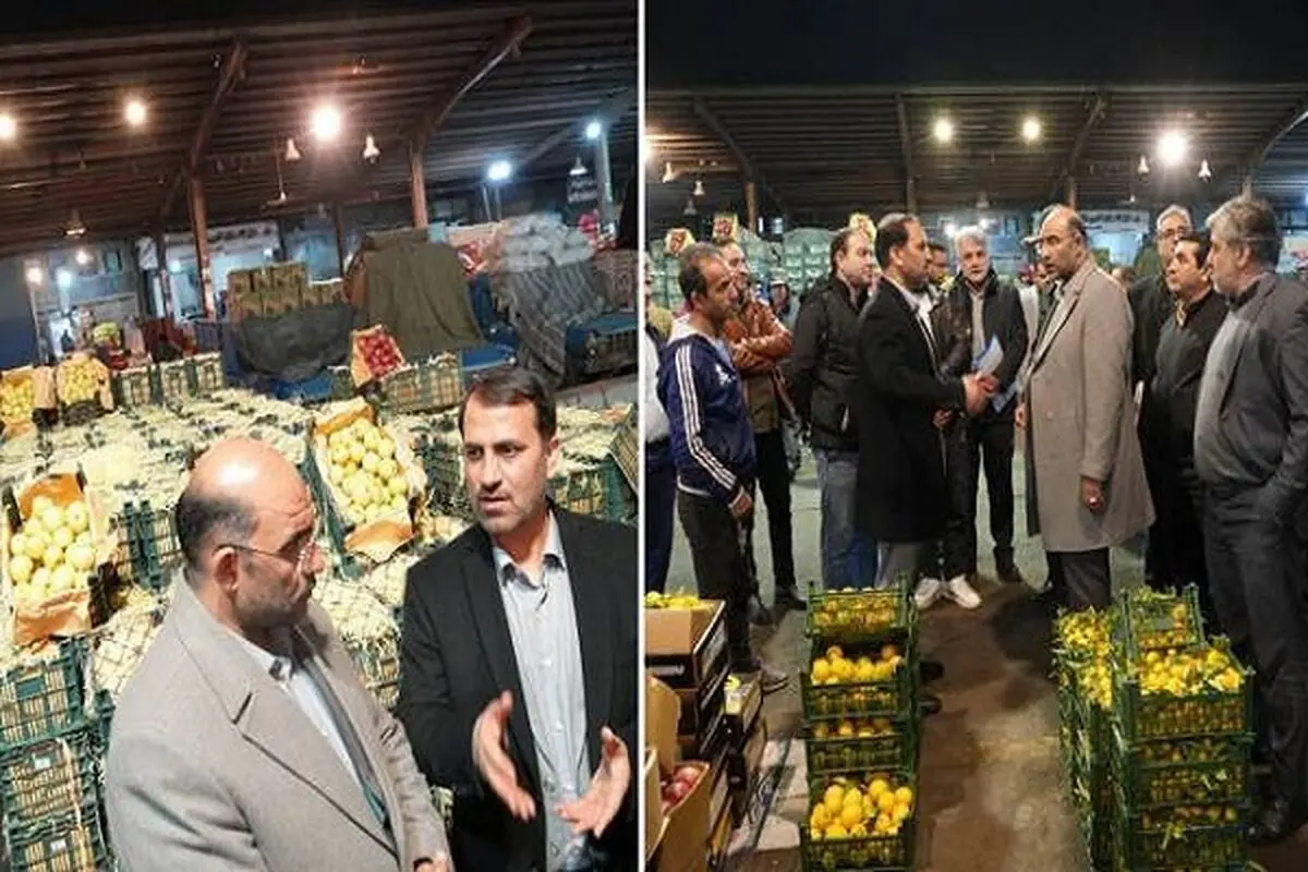 بازدید مدیرکل امنیتی استانداری تهران از میدان میوه و تره‌بار مرکزی 