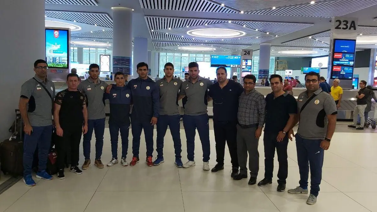 تیم منتخب کشتی آزاد وارد استانبول شد