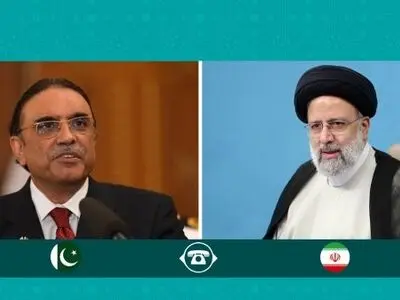 الرئیس الایراني لنظیره الباکستاني: یجب الضغط على کیان الاحتلال لوقف هذه المجازر