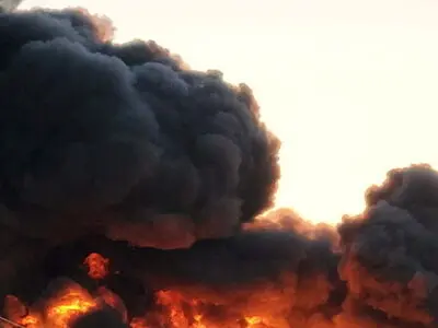 وقوع انفجار گسترده در مرکز تگزاس در پی برخورد کامیون با قطار حامل سوخت 

