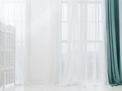 روش صحیح شستن پرده های توری