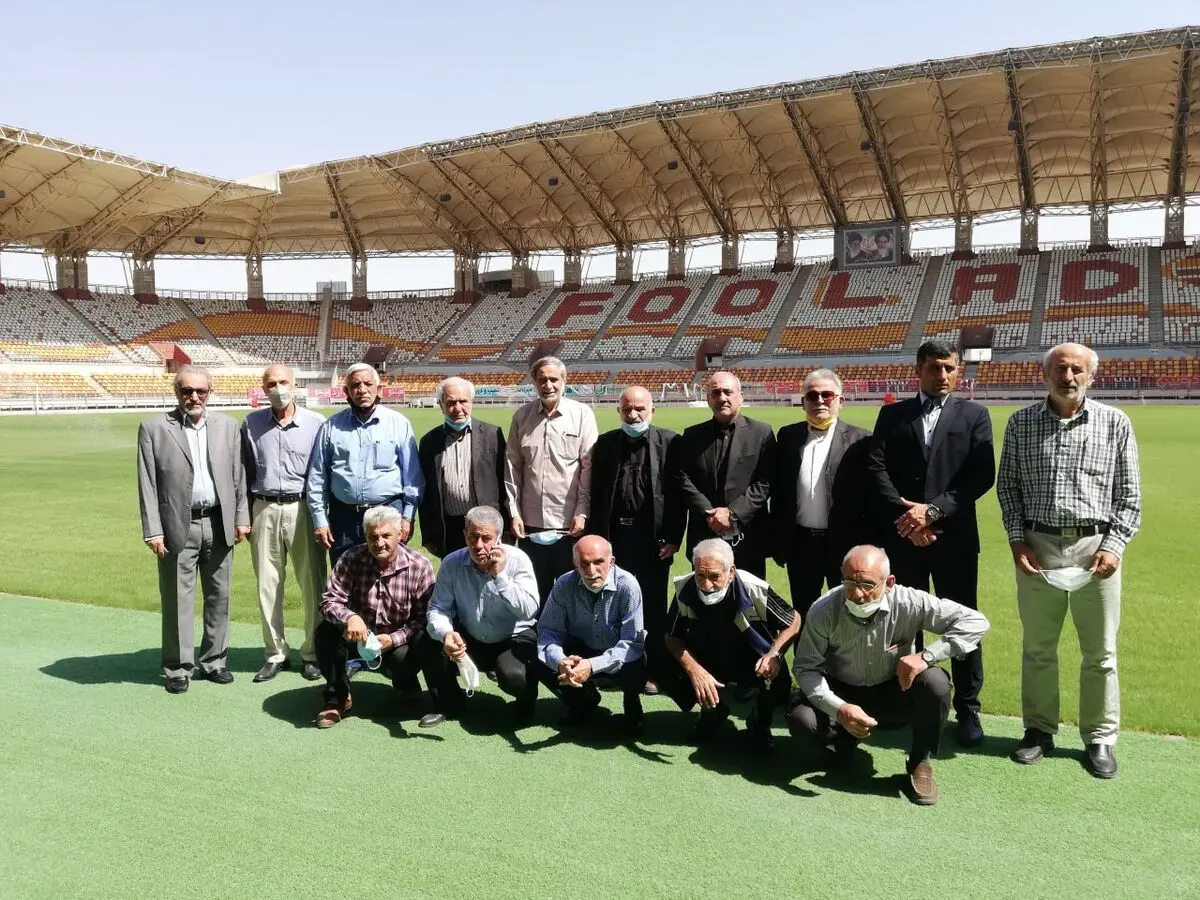 دیدار گرشاسبی با پیشکسوتان فولاد خوزستان 