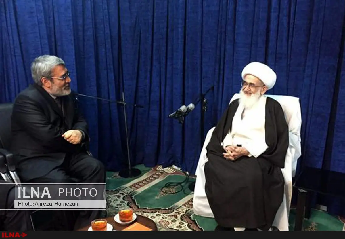 دیدار وزیر کشور با آیتالله نوری همدانی