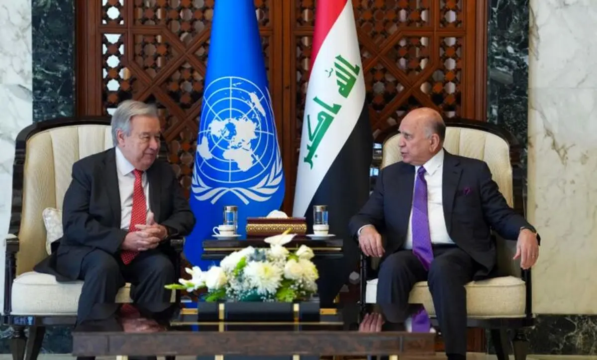 گوترش وارد بغداد شد