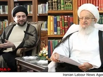 دیدار رئیس مجلس اعلای اسلامی عراق با آیت‌الله مکارم شیرازی