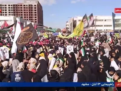 شکوه حضور مشهدی‌ها در روز‌ استکبارستیزی + فیلم