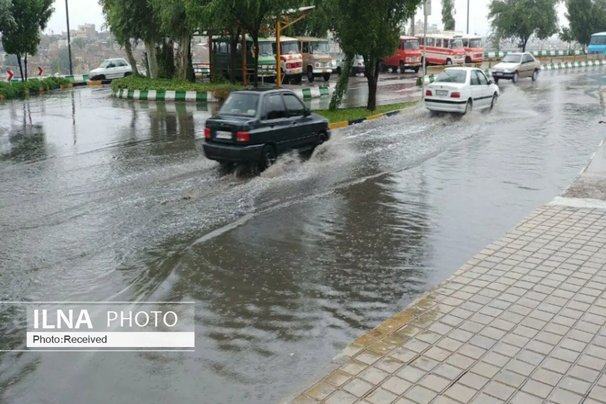  آبگرفتگی ۳۲ منزل مسکونی در قزوین 