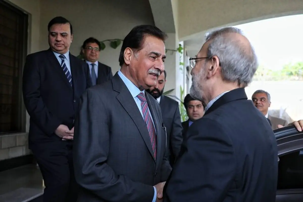 دیدار لاریجانی با رئیس مجلس ملی پاکستان