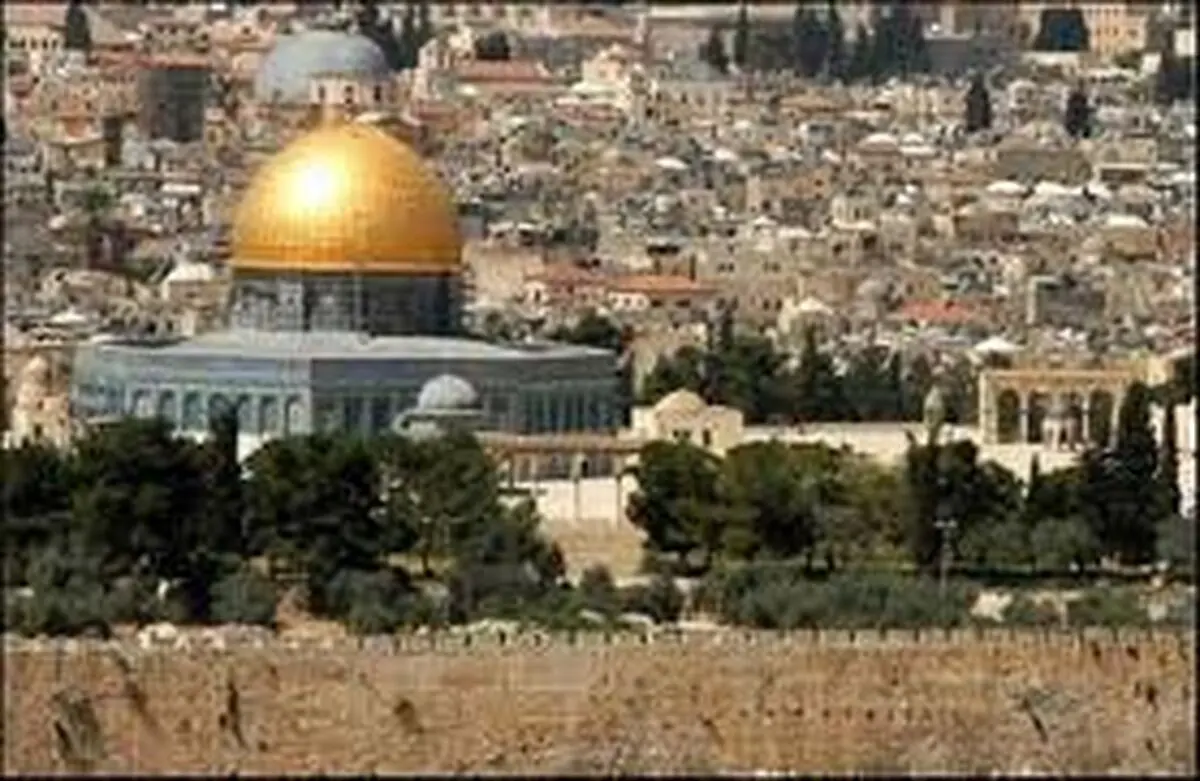 آتش‌سوزی در اطراف قدس اشغالی/فیلم