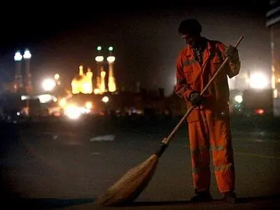 مرگ یک رفتگر بر اثر حادثه تصادف 