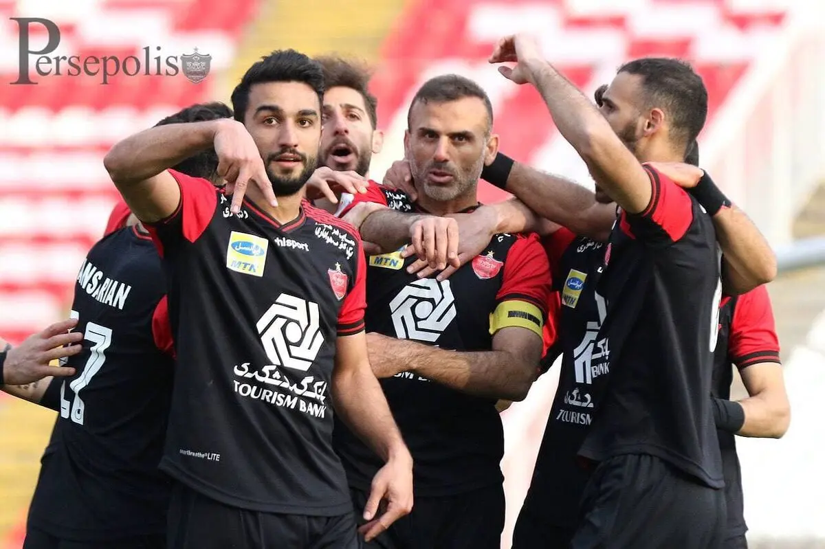 تراکتور صفر - پرسپولیس یک/ یکه تازی پرسپولیسِ مشکی پوش