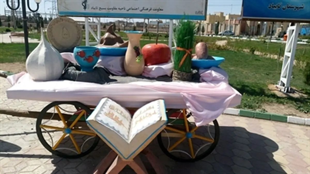 نصب 11 المان در تایباد همزمان با بهار طبیعت 