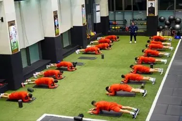 گزارش تمرین تیم ملی پس از تعویق سفر به امارات