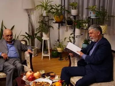 دیدار وزیر فرهنگ با هوشنگ مرادی‌کرمانی در شب یلدا

