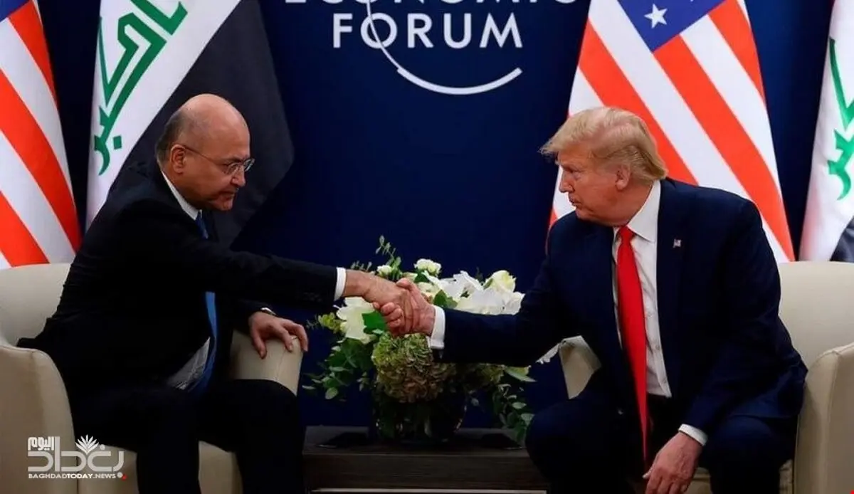 پیام تبریک دونالد ترامپ به برهم صالح