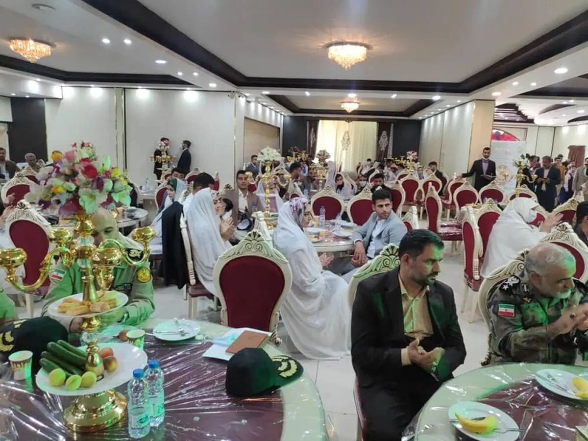 مراسم ازدواج دانشجویی دانشجویان دانشگاه افسری امام علی(ع) برگزار شد