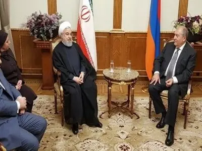 الرئیس روحانی یلتقی نظیره الارمینی