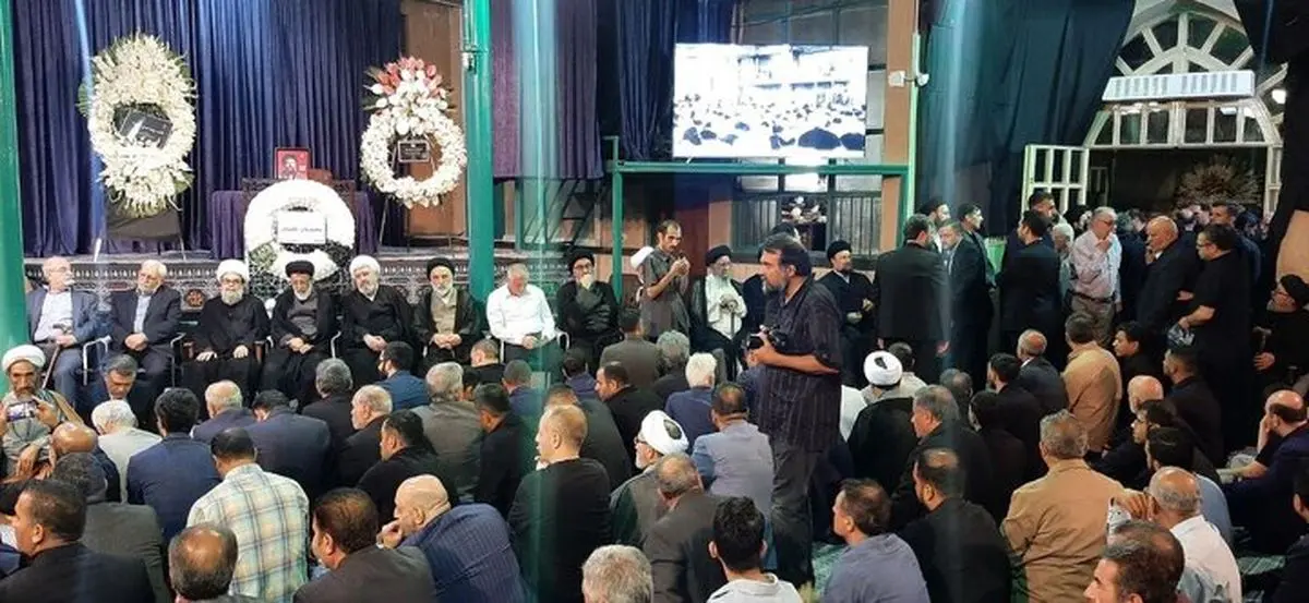 مراسم بزرگداشت والده همسر حجت الاسلام سید حسن خمینی برگزار شد