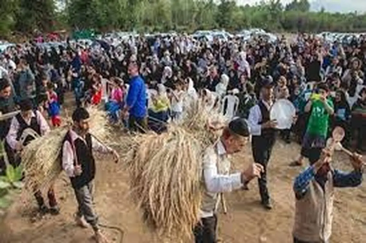 آئین ١۵٠ ساله جشن خرمن در میاندورود برگزار شد 