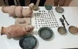 کشف و ضبط ۲۰ قطعه شی باستانی مربوط به سه دوره صفوی در شهرستان دورود