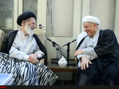 دیدار آیت الله هاشمی رفسنجانی و آیت الله شبیری زنجانی