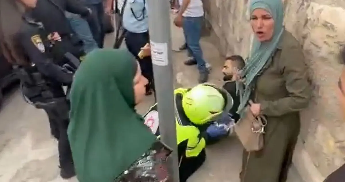 حمله مسلحانه یک شهرک‌نشین صهیونیست به فلسطینیان در «شیخ‌جراح»