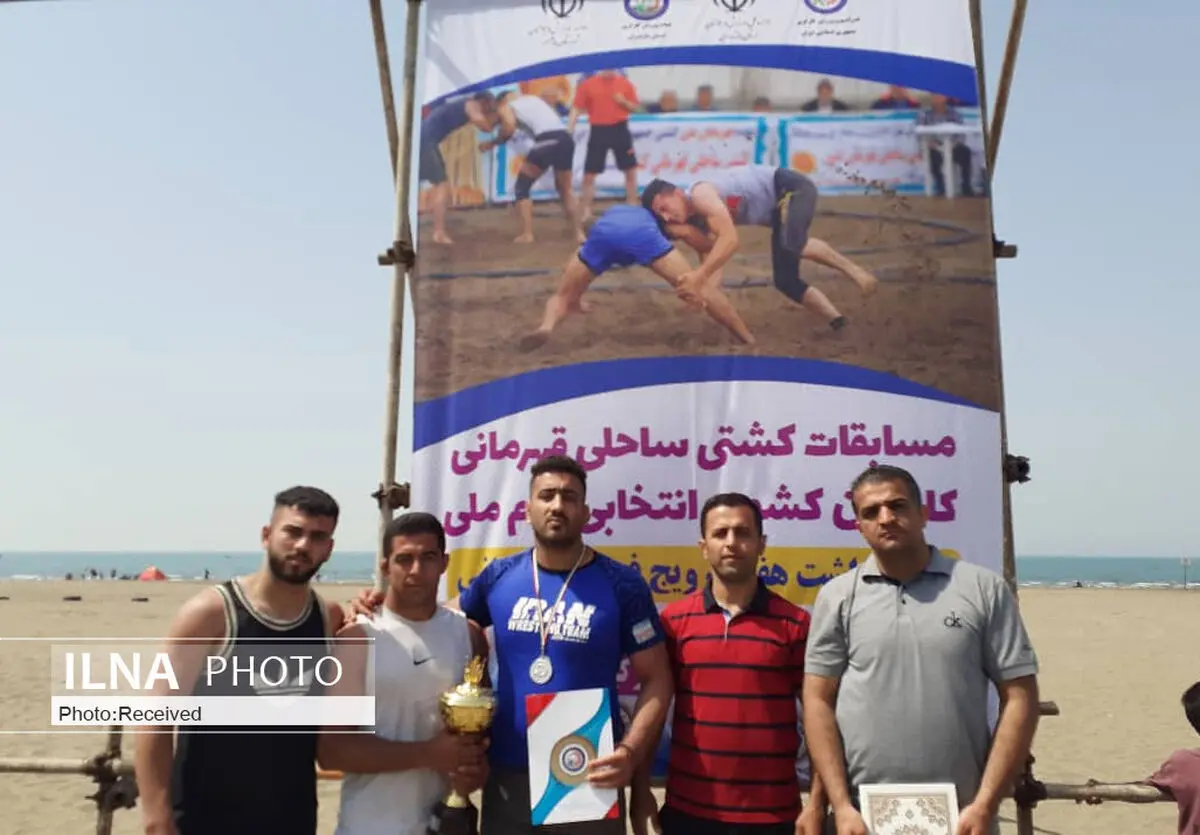 قزوین نایب قهرمان مسابقات کشتی ساحلی کارگران کشور شد