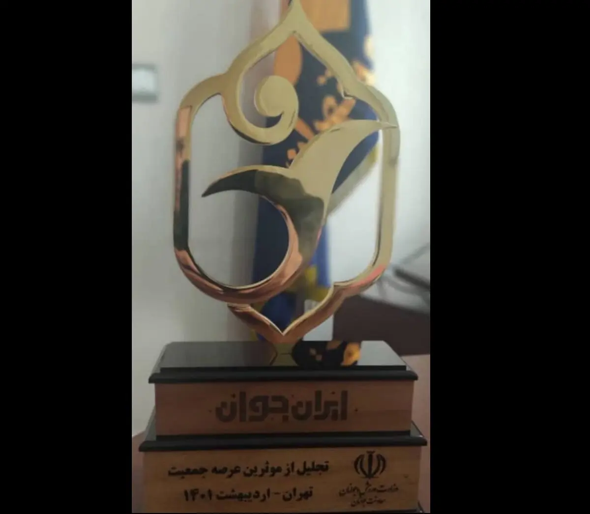 تجلیل از شبکه پنج سیما در مراسم ایران جوان