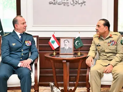 دیدار عاصم منیر و فرمانده ارتش لبنان