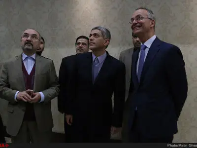 دیدار وزیر اقتصاد هلند با علی طیب‌نیا وزیر اقتصاد وداریی کشورمان